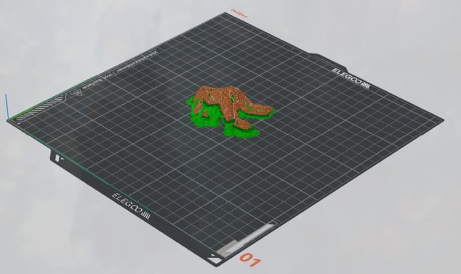 Grace — modelo en slicer 3D